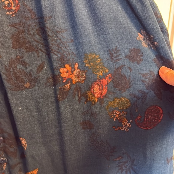 Floral Teal Dress - Picture 7 of 7